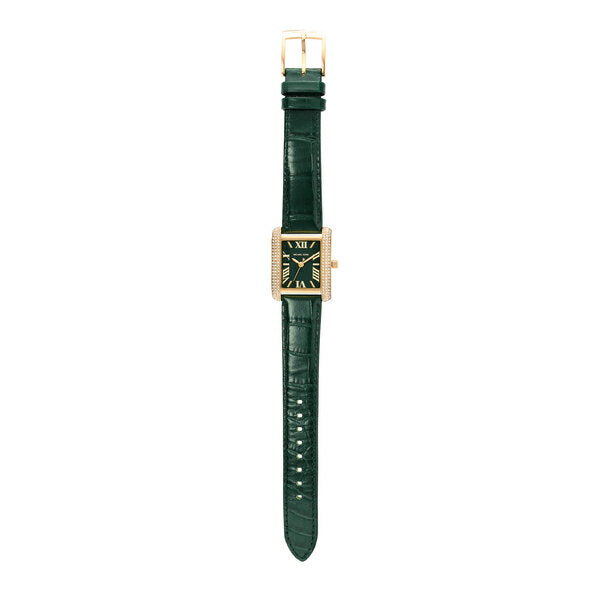 Michael Kors Emery Quartz Diamonds Green Dial Green Leather Strap Watch For Women - MK4697 Buy Now By Michael Kors