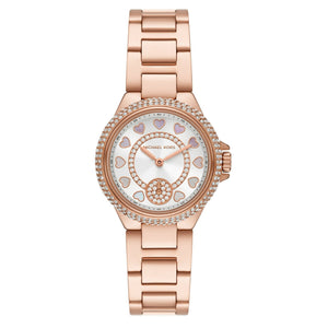 Michael Kors Camille Multifunction White Dial Rose Gold Steel Strap Watch For Women - MK4700 Buy Now By Michael Kors