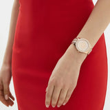 Michael Kors Harlowe Rose Gold Dial Rose Gold Steel Strap Watch For Women - MK4710 Buy Now By Michael Kors