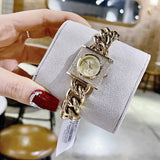 Michael Kors Chain Lock Pave Gold Dial Gold Steel Strap Watch For Women - MK4711 Buy Now By Michael Kors