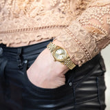 Michael Kors Lexington Analog Gold Dial Gold Steel Strap Watch for Women - MK4741 Buy Now By Michael Kors