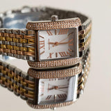 Michael Kors Emery Three-Hand White Dial Two Tone Steel Strap Watch for Women - MK4744 Buy Now By Michael Kors