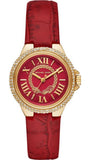 Michael Kors Camille Three-Hand Red Dial Red Leather Strap Watch for Women - MK4750 Buy Now By Michael Kors