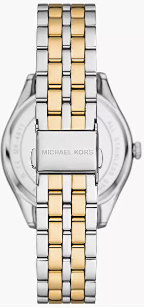 Michael Kors Harlowe Three-Hand Crystals White Dial Two Tone Steel Strap Watch for Women - MK4811 Buy Now By Michael Kors
