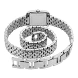 Michael Kors Emery Pave Double Wrap White Dial Silver Steel Strap Watch for Women - MK4834 Buy Now By Michael Kors