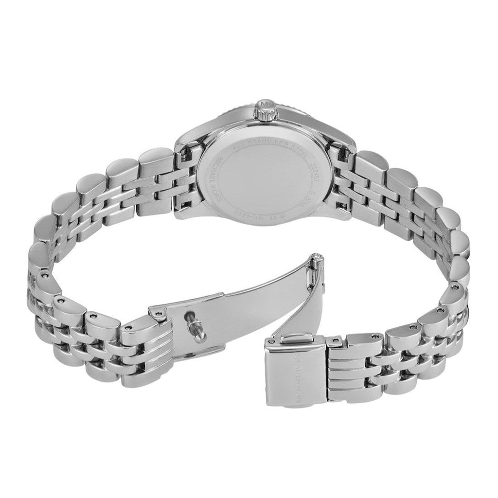 Michael Kors Lexington Three-Hand Silver Dial Silver Steel Strap Watch for Women - MK4843 Buy Now By Michael Kors