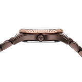 Michael Kors Lexington Three-Hand Brown Dial Brown Steel Strap Watch for Women - MK4844 Buy Now By Michael Kors