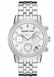 Michael Kors Ritz White Dial Silver Stainless Steel Strap Watch for Women - MK5020 Buy Now By Michael Kors