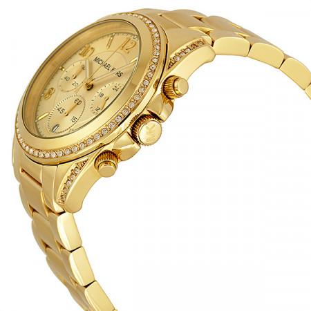Michael Kors Runway Gold Dial Gold Steel Strap Watch for Women - MK5166 Buy Now By Michael Kors