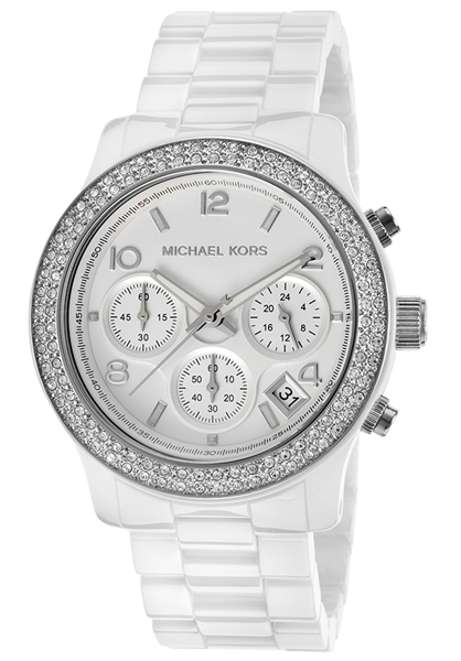 Michael Kors Runway White Dial White Steel Strap Watch for Women - MK5188 Buy Now By Michael Kors