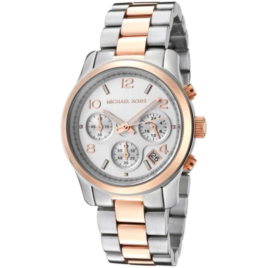 Michael Kors Runway Silver Dial Two Tone Steel Strap Watch for Women - MK5315 Buy Now By Michael Kors