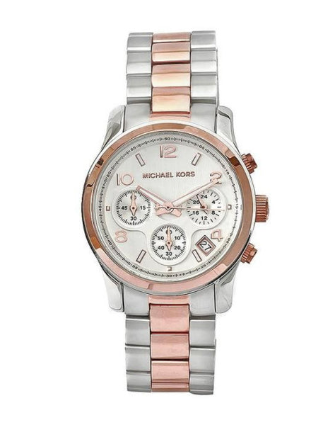 Michael Kors Runway Silver Dial Two Tone Steel Strap Watch for Women - MK5315 Buy Now By Michael Kors