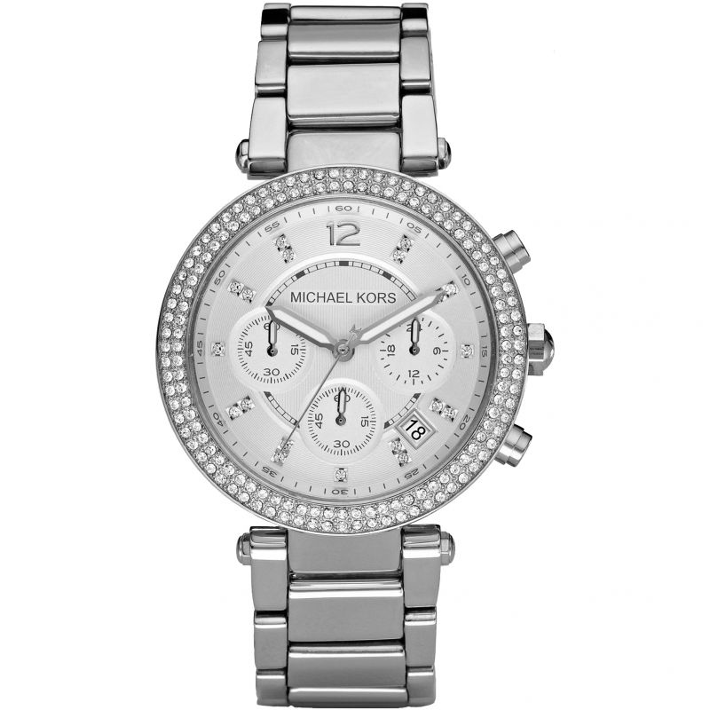 Michael Kors Parker Silver Dial Silver Steel Strap Watch for Women - MK5353 Buy Now By Michael Kors