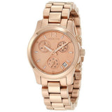 Michael Kors Runway Chronograph Rose Gold Dial Rose Gold Steel Strap Watch for Women - MK5430 Buy Now By Michael Kors