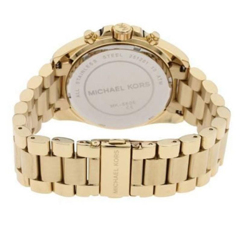 Michael Kors Bradshaw Brown Dial Gold Steel Strap Watch for Women - MK5502 Buy Now By Michael Kors