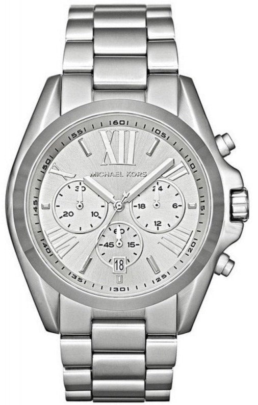 Michael Kors Bradshaw Silver Dial Silver Steel Strap Watch for Men - MK5535 Buy Now By Michael Kors
