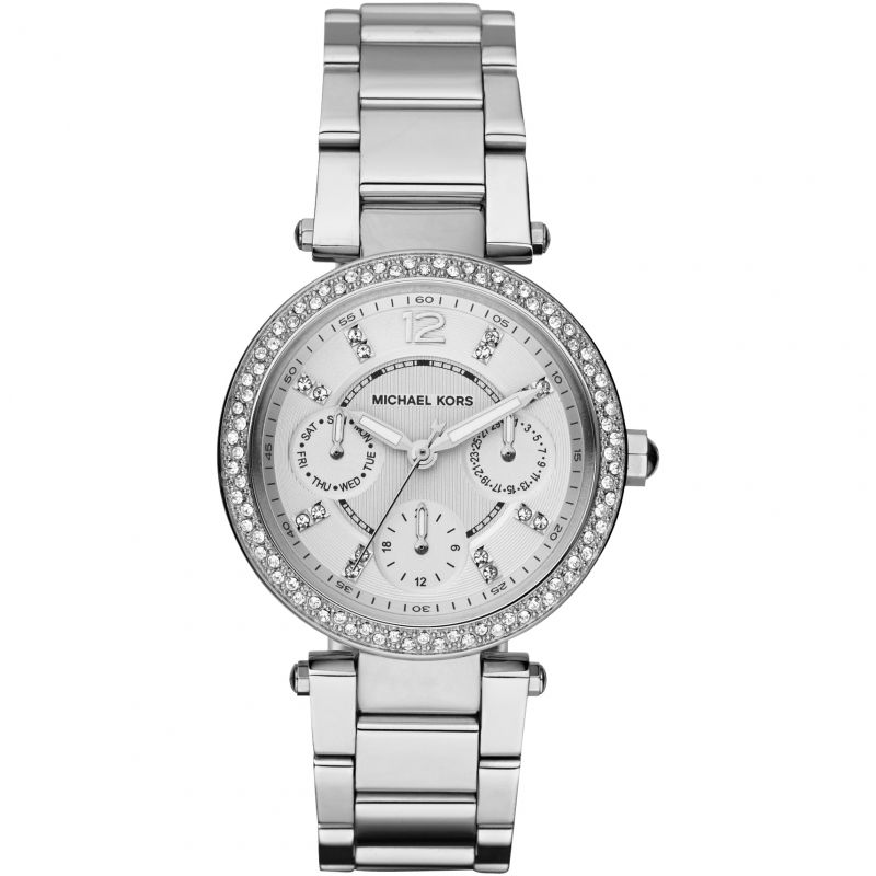 Michael Kors Parker Silver Dial Silver Steel Strap Watch for Women - MK5615 Buy Now By Michael Kors
