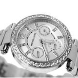 Michael Kors Parker Silver Dial Silver Steel Strap Watch for Women - MK5615 Buy Now By Michael Kors