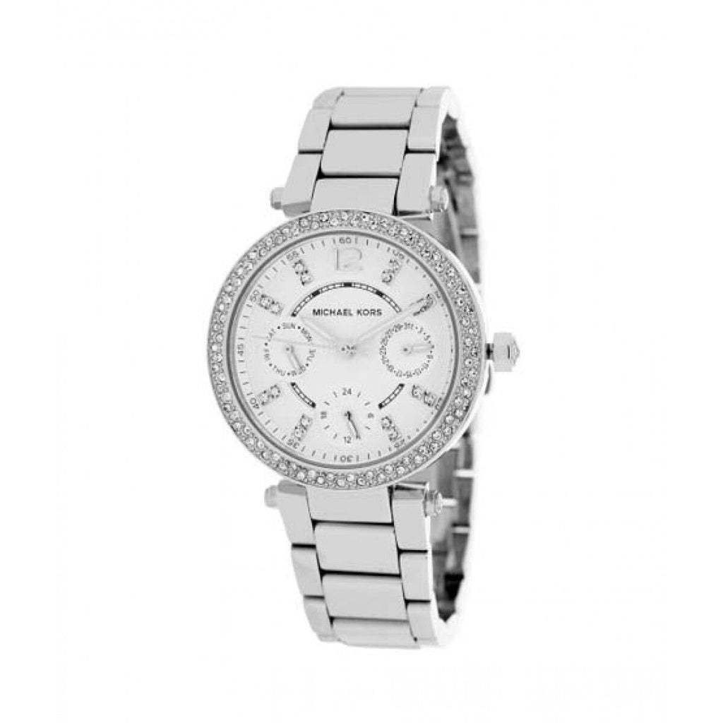 Michael Kors Parker Silver Dial Silver Steel Strap Watch for Women - MK5615 Buy Now By Michael Kors
