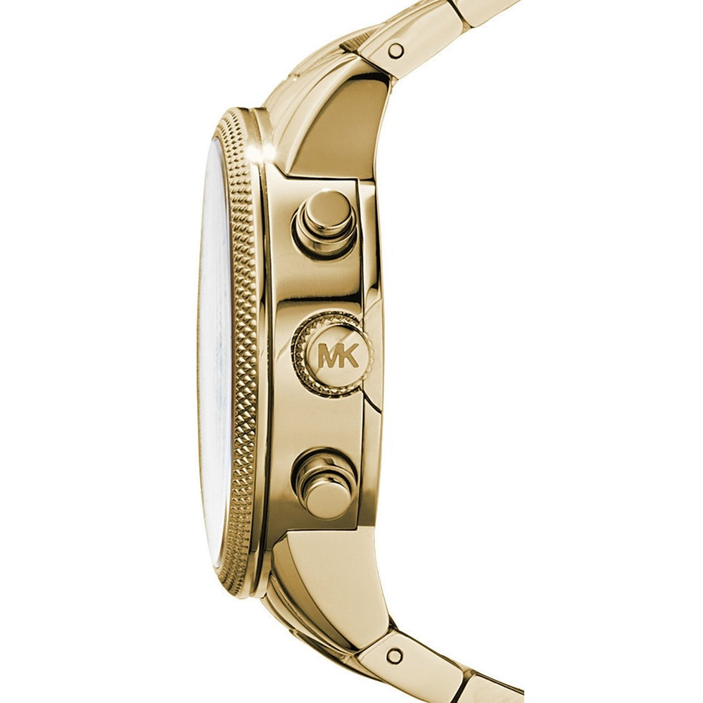 Michael Kors Ritz Chronograph Gold Dial Gold Steel Strap Watch for Women - MK5676 Buy Now By Michael Kors