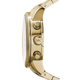 Michael Kors Ritz Chronograph Gold Dial Gold Steel Strap Watch for Women - MK5676 Buy Now By Michael Kors
