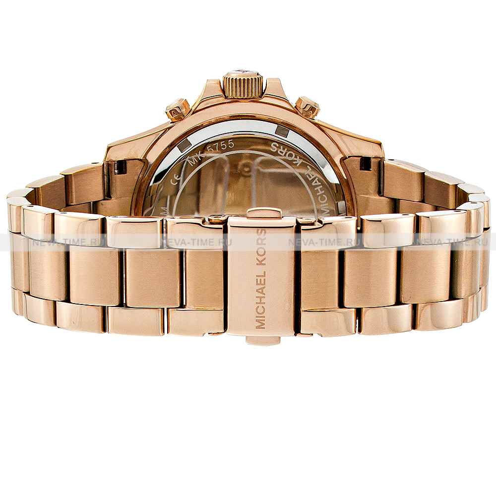 Michael Kors Everest Chronograph Rose Gold Dial Rose Gold Steel Strap Watch For Women - MK5755 Buy Now By Michael Kors