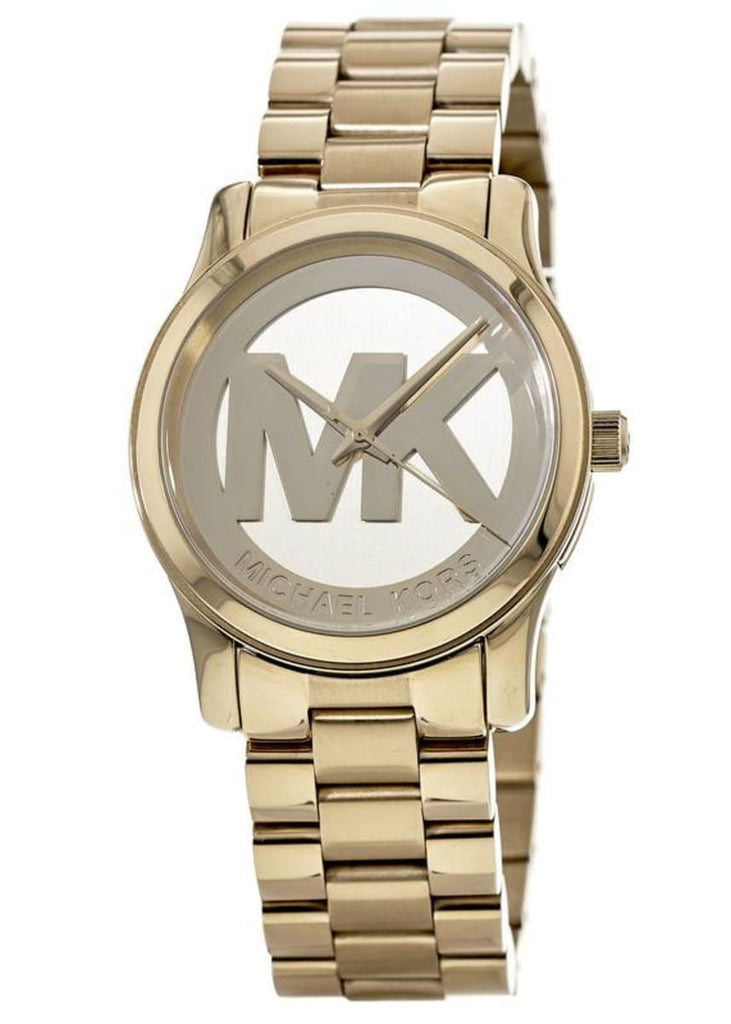 Michael Kors Runway Gold Dial Gold Steel Strap Watch for Women - MK5786 Buy Now By Michael Kors
