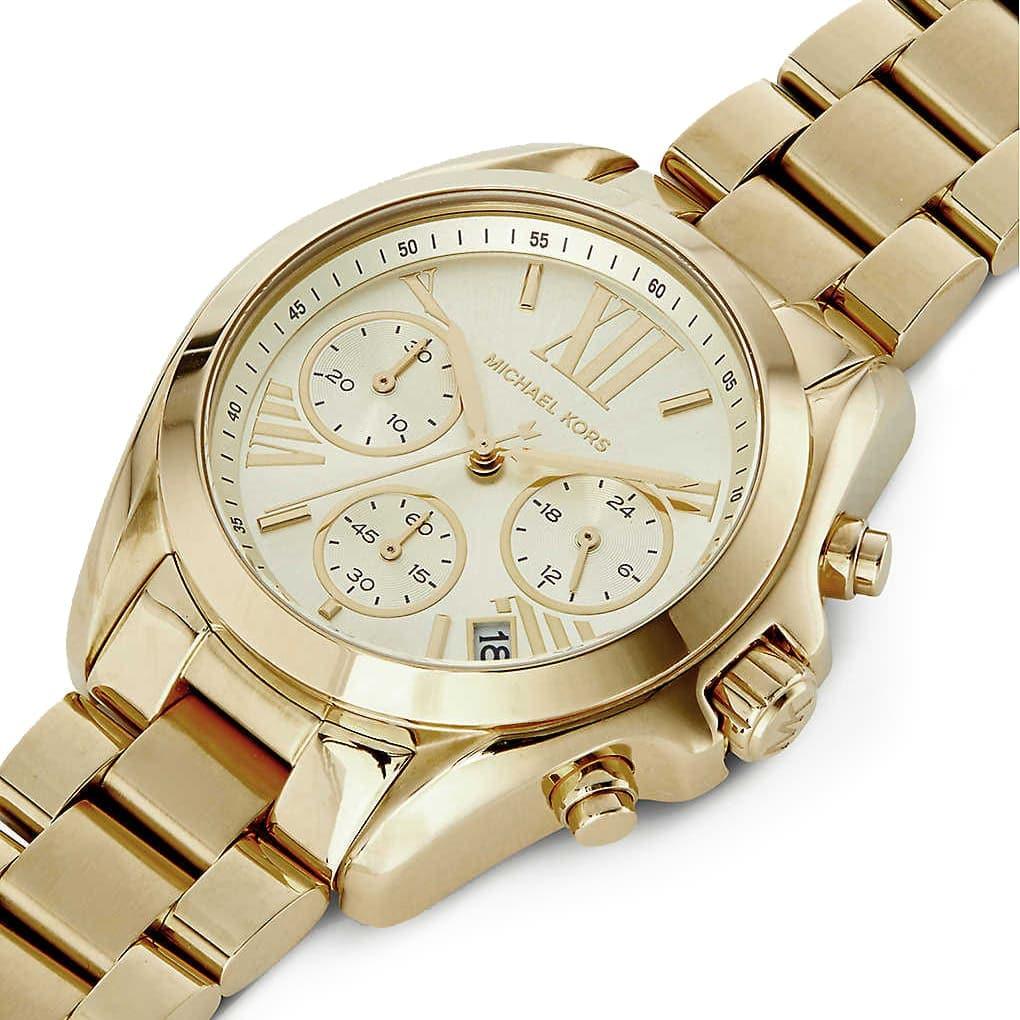 Michael Kors Bradshaw Gold Dial Gold Steel Strap Watch for Women - MK5798 Buy Now By Michael Kors