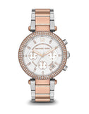 Michael Kors Parker White Dial Two Tone Steel Strap Watch for Women - MK5820 Buy Now By Michael Kors