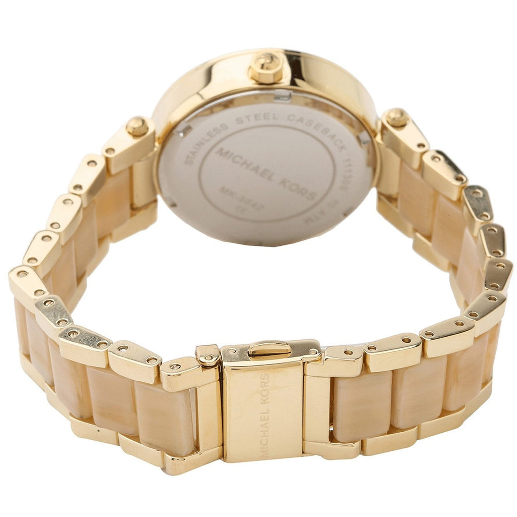 Michael Kors Parker Gold DIal Gold Steel Strap Watch for Women - MK5842 Buy Now By Michael Kors