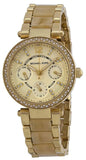 Michael Kors Parker Gold DIal Gold Steel Strap Watch for Women - MK5842 Buy Now By Michael Kors