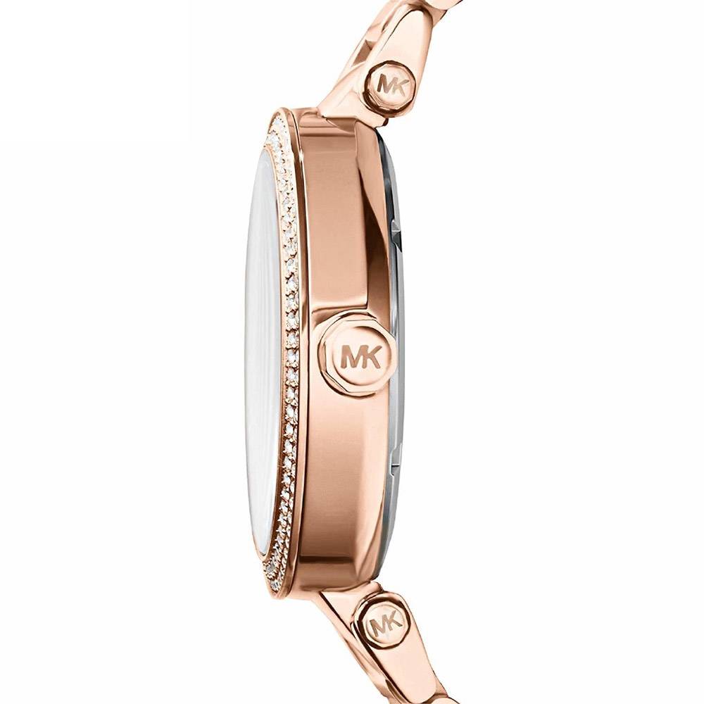 Michael Kors Parker Rose Gold Dial Rose Gold Steel Strap Watch for Women - MK5865 Buy Now By Michael Kors