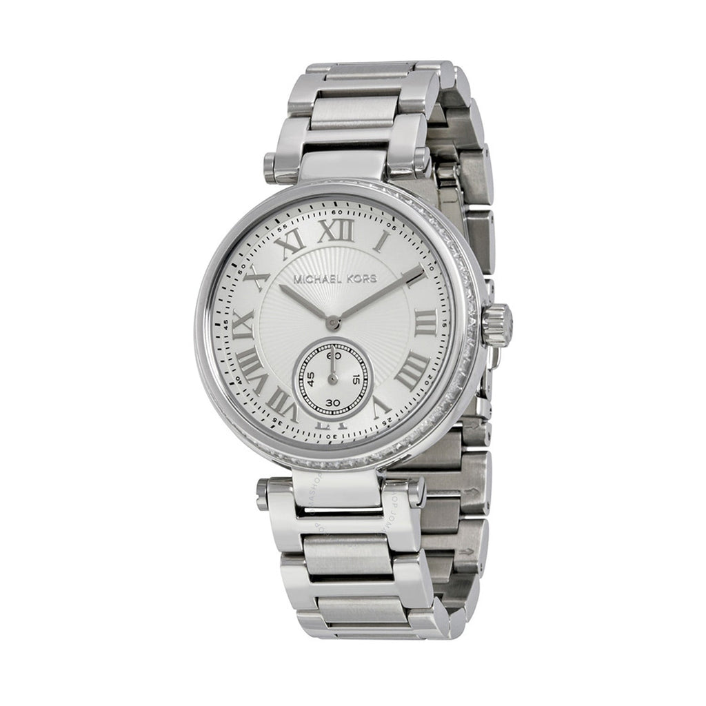 Michael Kors Skylar Silver Dial Silver Steel Strap Watch for Women - MK5866 Buy Now By Michael Kors