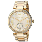 Michael Kors Skylar Gold Dial Gold Steel Strap Watch for Women - MK5867 Buy Now By Michael Kors