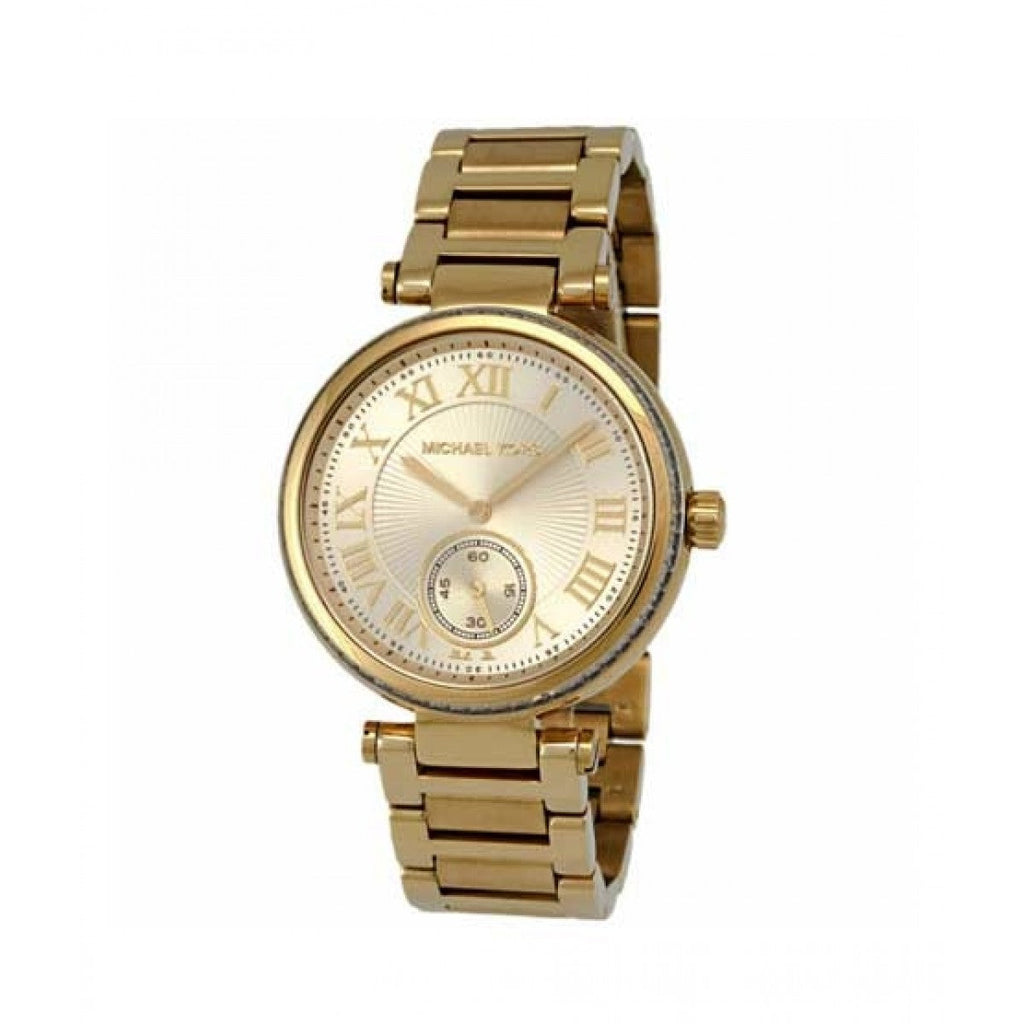 Michael Kors Skylar Gold Dial Gold Steel Strap Watch for Women - MK5867 Buy Now By Michael Kors