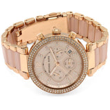 Michael Kors Parker Pink Dial Two Tone Steel Strap Watch for Women - MK5896 Buy Now By Michael Kors