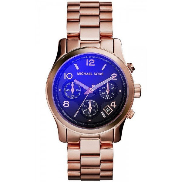 Michael Kors Runway Iridescent Dial Rose Gold Steel Strap Watch for Women - MK5940 Buy Now By Michael Kors