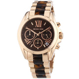 Michael Kors Bradshaw Chronograph Brown Dial Two Tone Steel Strap Watch For Women - MK5944 Buy Now By Michael Kors