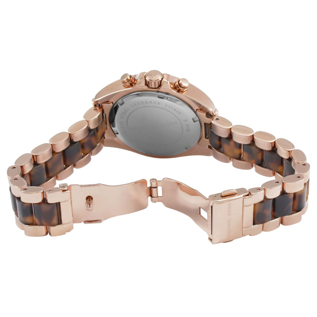 Michael Kors Bradshaw Chronograph Brown Dial Two Tone Steel Strap Watch For Women - MK5944 Buy Now By Michael Kors