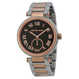 Michael Kors Skylar Black Dial Two Tone Steel Strap Watch for Women - MK5957 Buy Now By Michael Kors