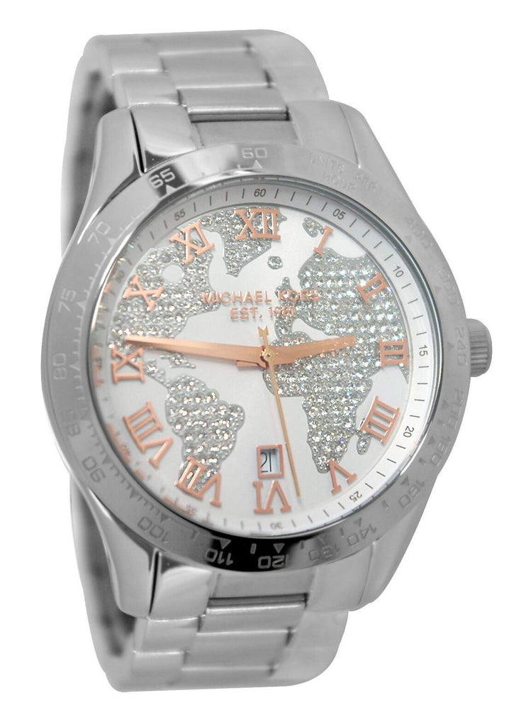 Michael Kors Layton Silver Dial Silver Steel Strap Watch for Women - MK5958 Buy Now By Michael Kors