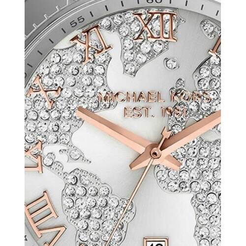 Michael Kors Layton Silver Dial Silver Steel Strap Watch for Women - MK5958 Buy Now By Michael Kors