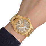 Michael Kors Layton Chronograph Gold Dial Gold Steel Strap Watch for Women - MK5959 Buy Now By Michael Kors