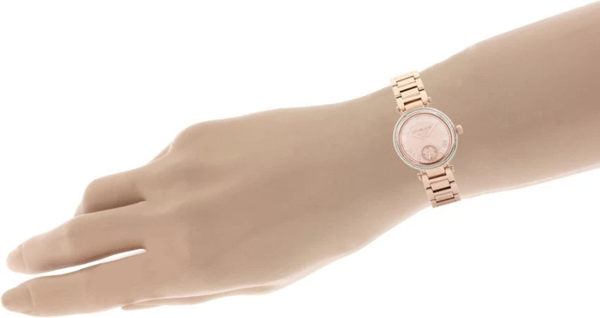 Michael Kors Skylar Quartz Rose Gold Dial Rose Gold Steel Strap Watch For Women - MK5971 Buy Now By Michael Kors