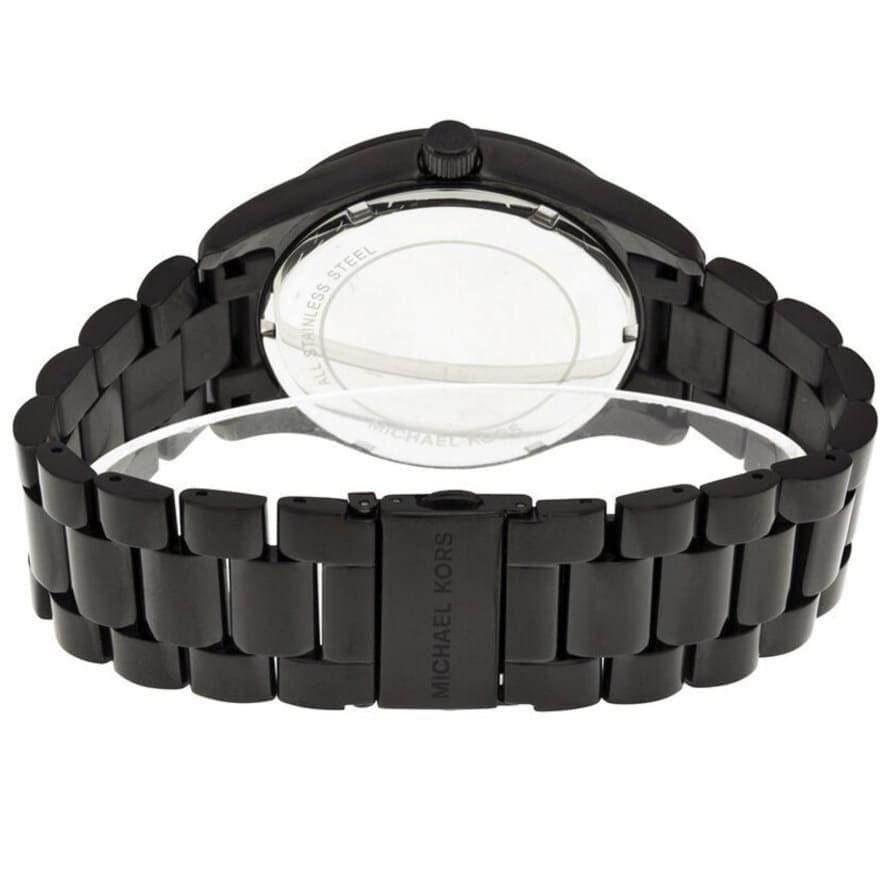 Michael Kors Layton Pave Black Dial Black Steel Strap Watch for Women - MK6091 Buy Now By Michael Kors