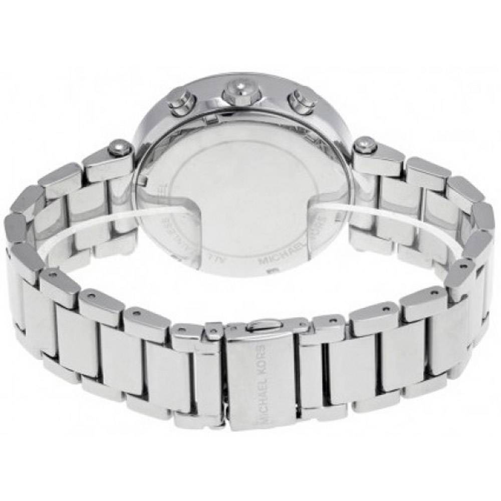 Michael Kors Parker Chronograph Blue Dial Silver Steel Strap Watch for Women - MK6117 Buy Now By Michael Kors