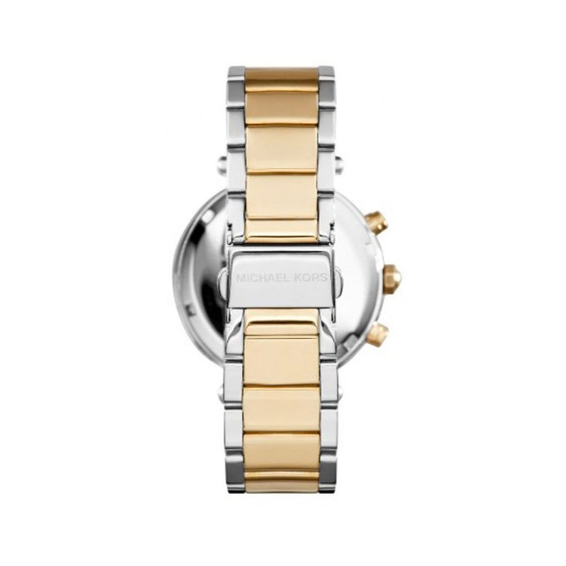 Michael Kors Parker Pink Dial Two Tone Steel Strap Watch for Women - MK6140 Buy Now By Michael Kors