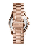 Michael Kors Runway Chronograph Purple Dial Rose Gold Steel Strap Watch For Women - MK6163 Buy Now By Michael Kors