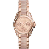 Michael Kors Blair Rose Gold Dial Two Tone Steel Strap Watch for Women - MK6175 Buy Now By Michael Kors
