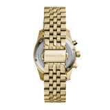 Michael Kors Lexington Chronograph Blue Dial Gold Steel Strap Watch For Women - MK6206 Buy Now By Michael Kors